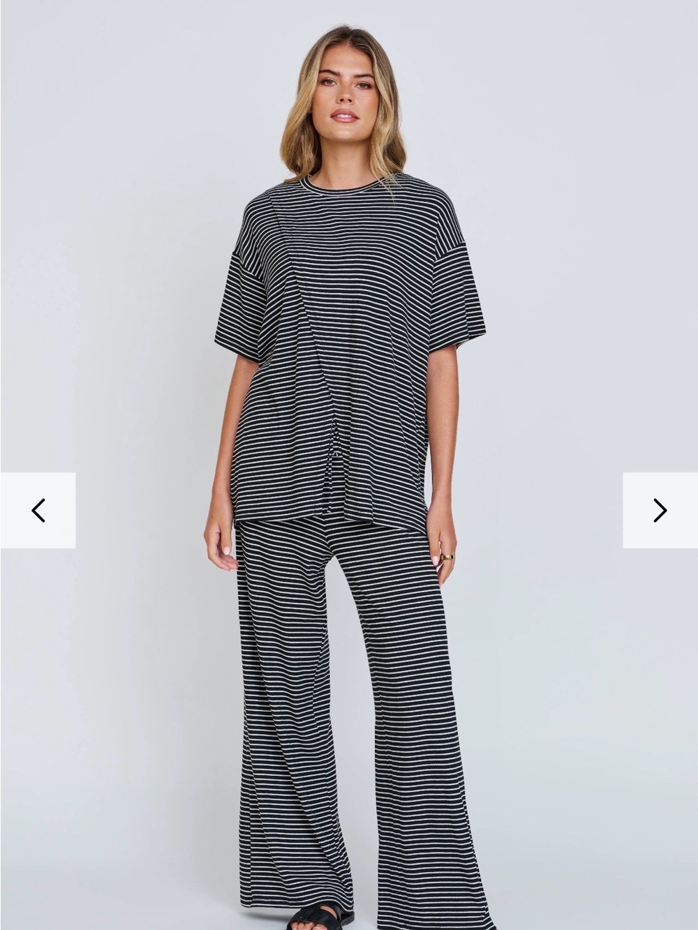 Apero Label Striped Maternity Set